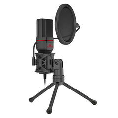 Omnidirectional Karaoke Recording Condenser Microphone Audio 3.5mm Wired Mic for PC Laptop Tablets Smartphones Live Broadcast Streaming