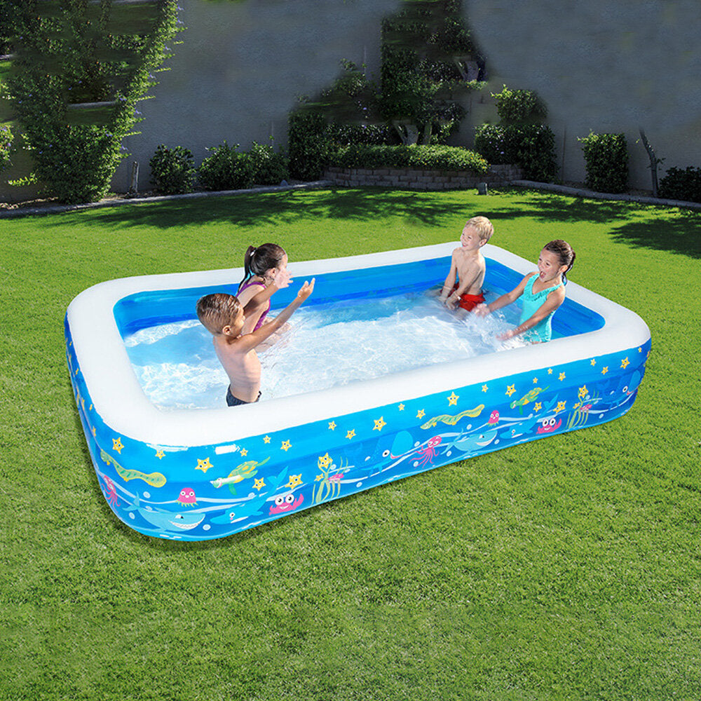 Inflatable Swimming Pool Kids Adult Yard Garden Family Party Outdoor Indoor Playing Inflatable Bathtub