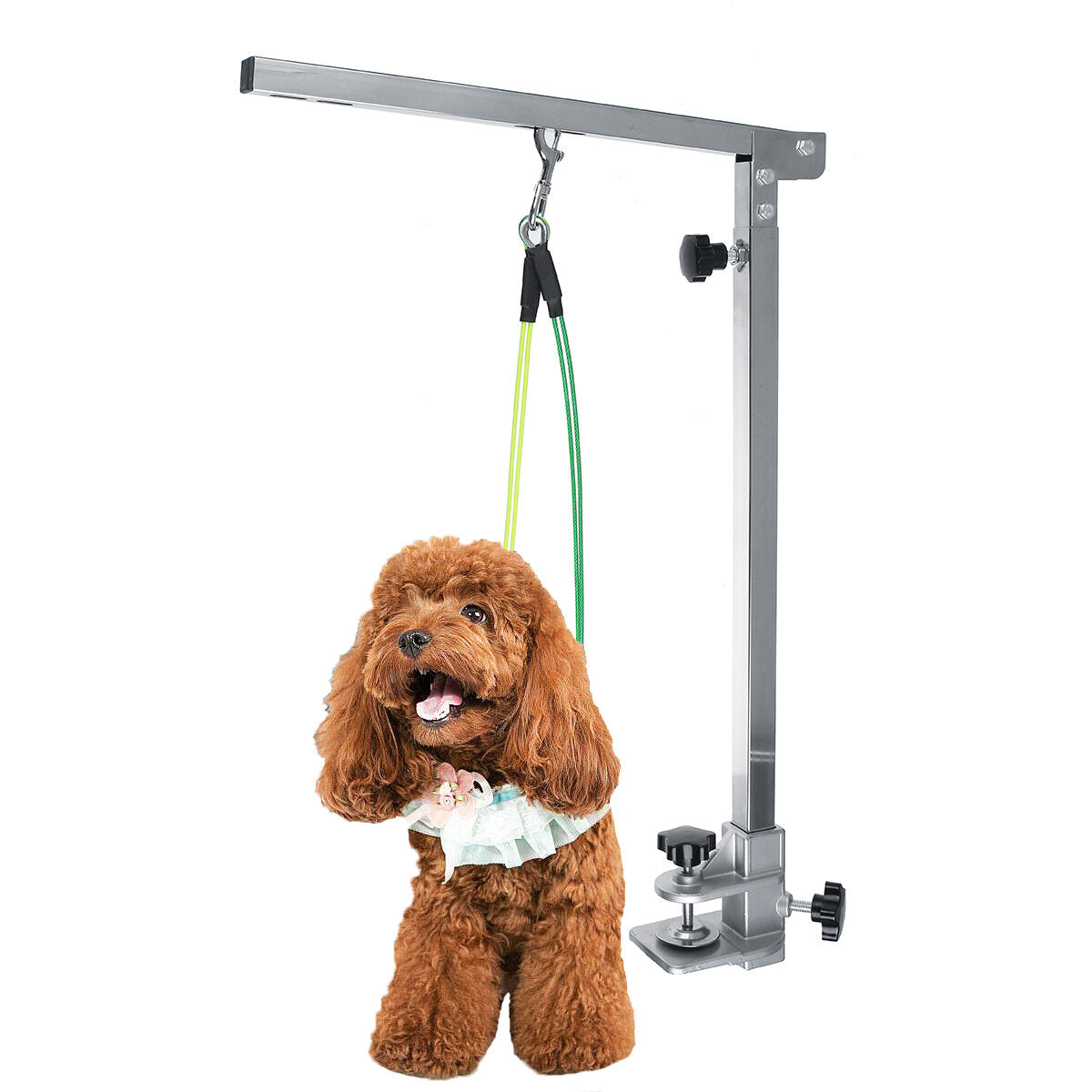 Dog Grooming Table Arm for Pet Bath Beauty Aids Desk Portable Puppy Supplies Adjustable Cat Standing Training Foldable