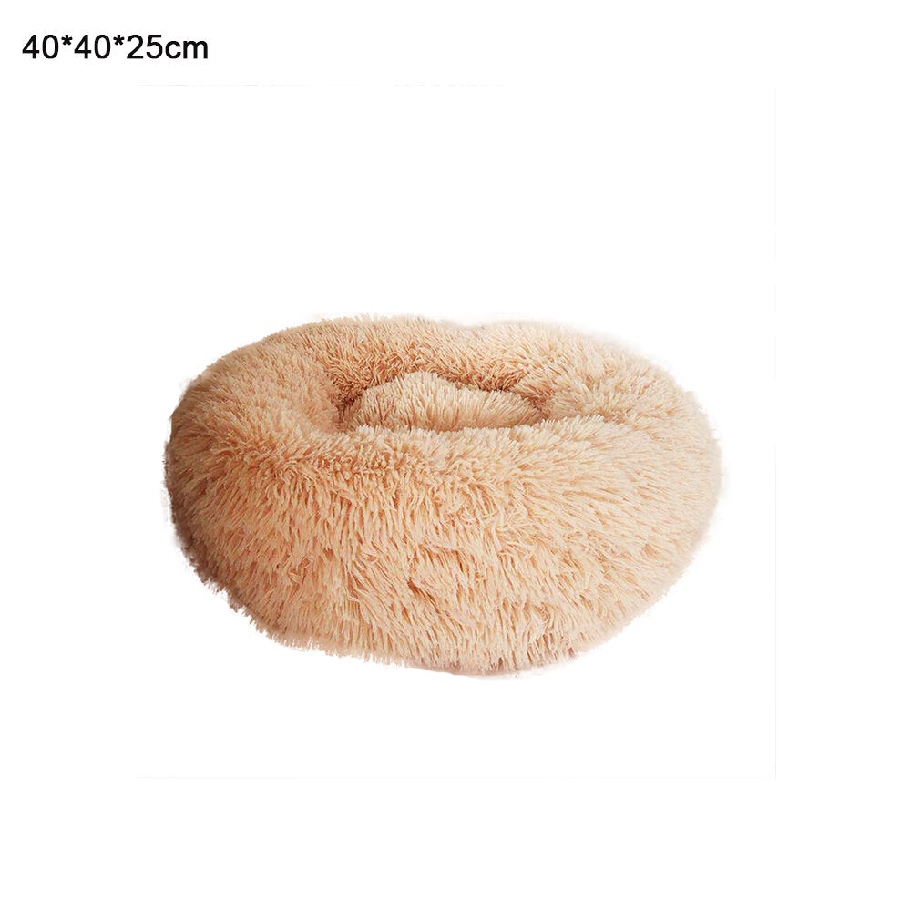 Plush Doghouse Sofa Bed Warm Dog Mat Non-slip Washable Pet Mat