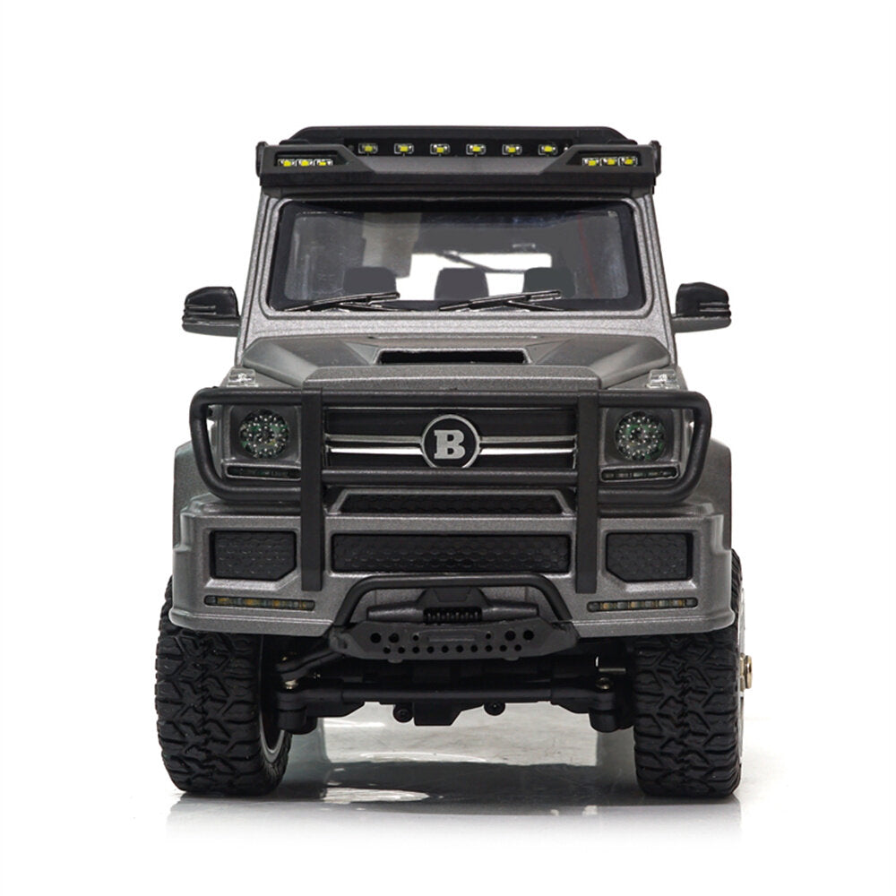 RTR 1/24 2.4G 4WD RC Car Mini Crawler LED Light Alloy Shell Off-Road Truck Vehicle Models