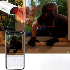 1080P WIFI Home Security Camera Outdoor Wireless Surveillance Camera with Motion Detecting IP66 Waterproof 65ft Night Vision