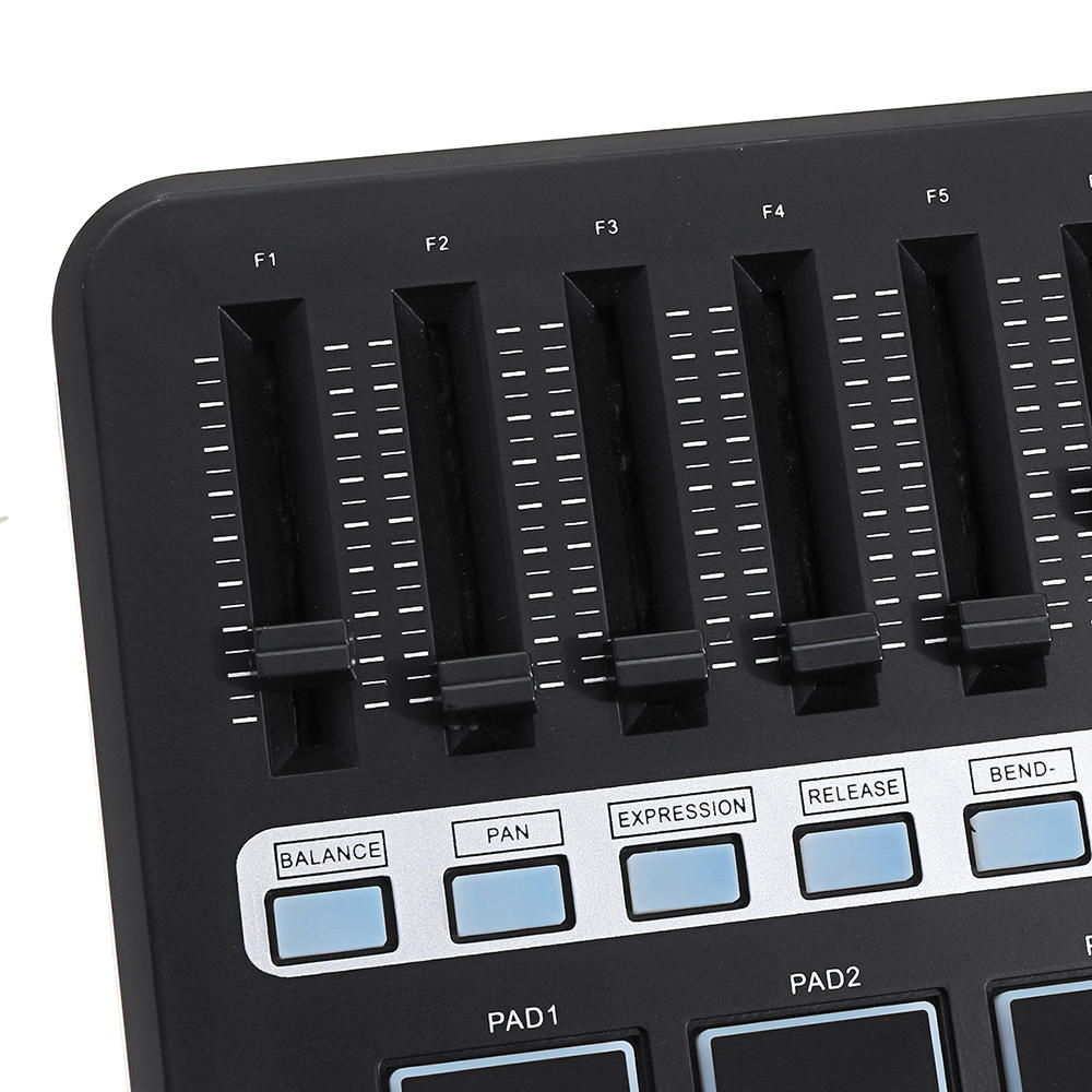 Portable 16 Drum Pads USB MIDI Controller Keyboard