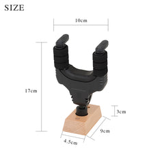 Guitar Stand Hook Adjustable Wall Mounted Holder Padded Gravity Self-Locking for Electric Acoustic Guitar Bass