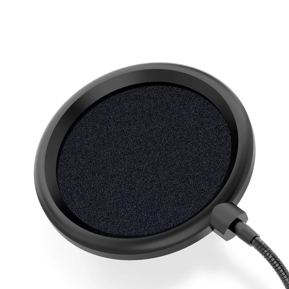 Omnidirectional Karaoke Recording Condenser Microphone Audio 3.5mm Wired Mic for PC Laptop Tablets Smartphones Live Broadcast Streaming