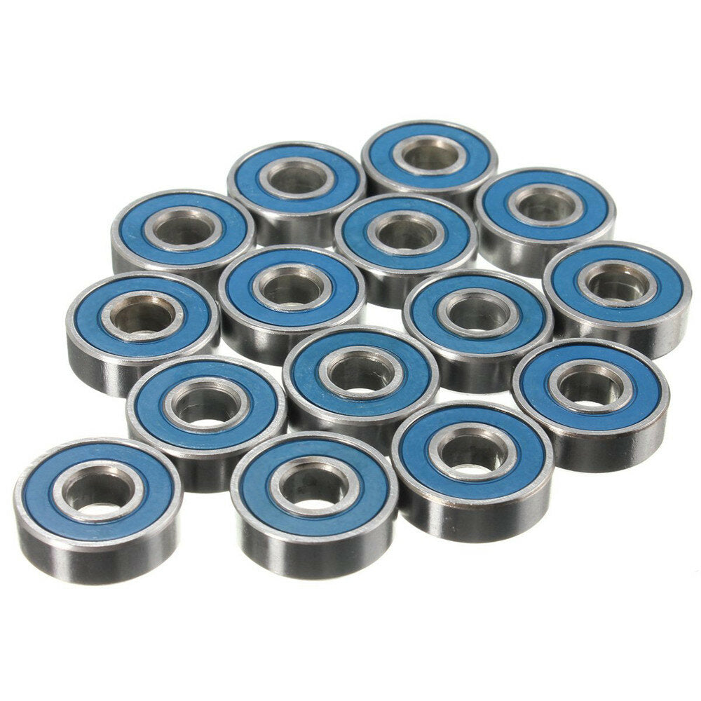 20pcs 608rs ABEC-9 Ball Bearing Carbon Steel Skateboard Wheel Bearings