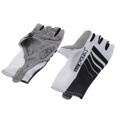 Cycling Half Finger Gloves Anti-slip Shock Absorbing Breathable Elasticity Bike Gloves for Women Men