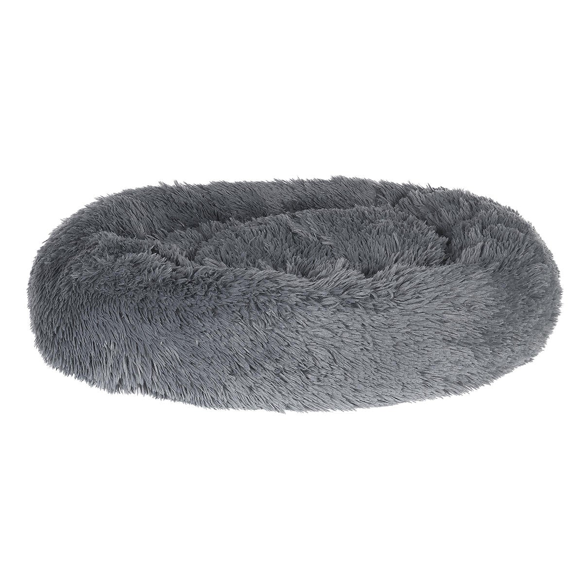 Dog Pet Bed Cat Bed Fau* Fur Cuddler Round Comfortable Size Ultra Soft Calming Bed for Dogs and Cats Self Warming Indoor Snooze Sleeping Cushion Bed