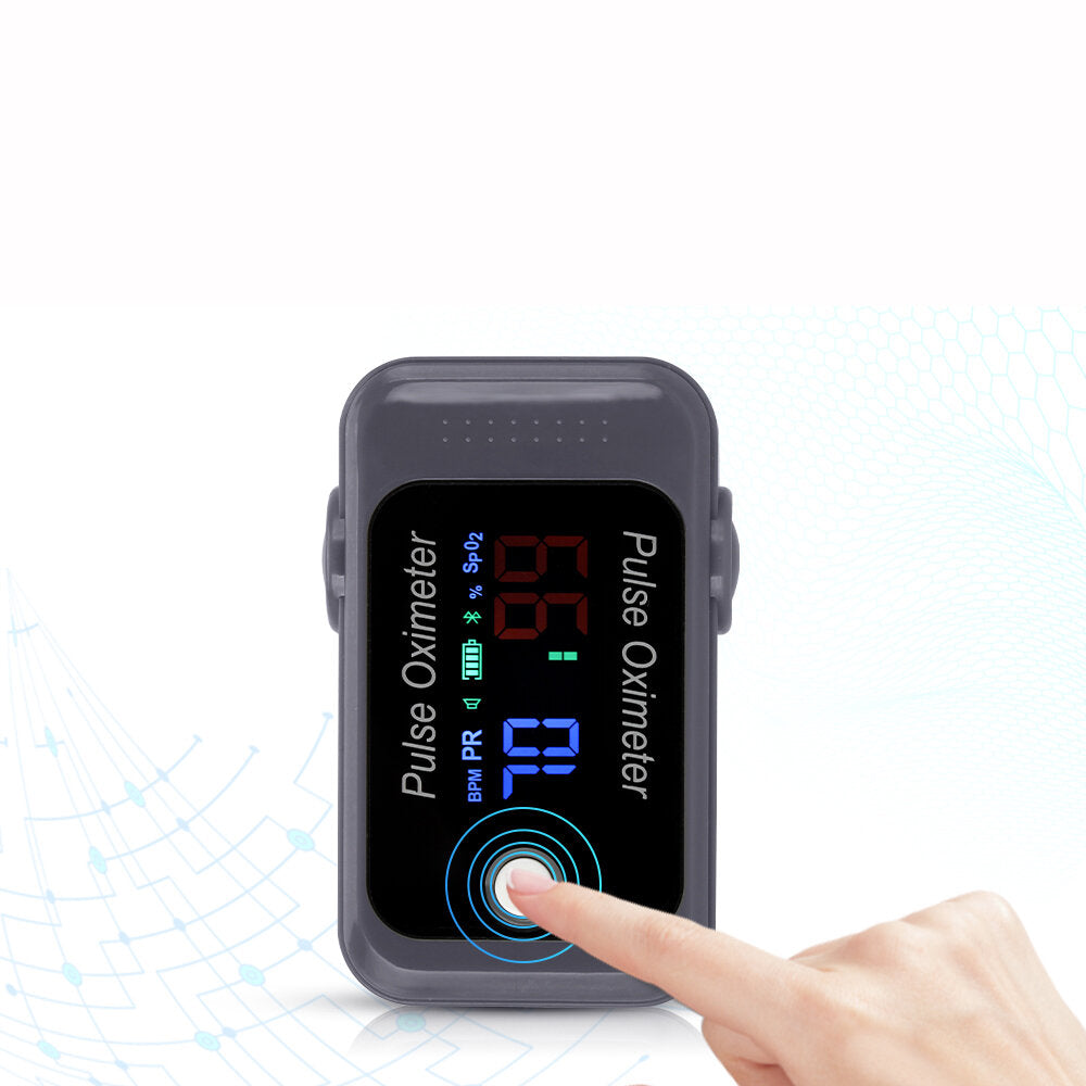 Android iOS Bluetooth 4.0 / 5.0 Fingertip Pulse Oximeter Accurate Smart Household Child Adult APP Pulse Oximeter PR SpO2