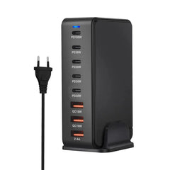 268W 8-Port GaN USB PD Charger, Fast Charging Station for iPhone, Samsung, Hui, Xiaomi