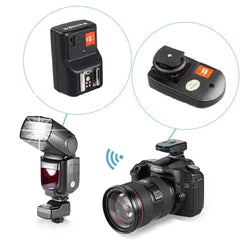 Wireless Flash Trigger Sync Speed with Receiver Transmitter for Canon for Nikon for Pentax DSLR Camera 4 Channels