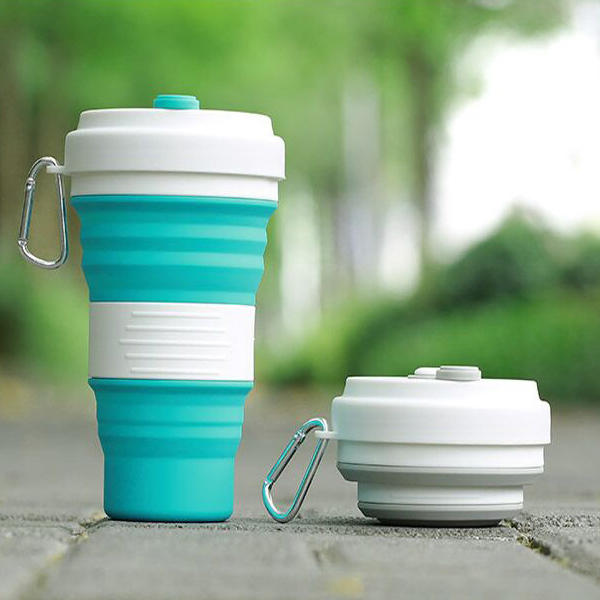 350ml Silicone Folding Cup Portable Telescopic Water Drinking Bottle Coffee Mug