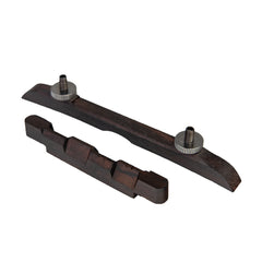 Adjustable Mandolin Bridge Rosewood Bridge With Two Steel Wheels String Instrument Accessories