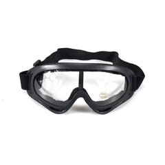 Motorcycle Retro Racing Goggles Wind Dust Proof ATV Sunglasses Black Frame