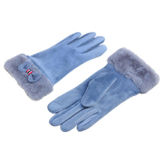 Womens Touch Screen Gloves Winter Windproof Thermal Warm Driving Skiing Full-finger Gloves
