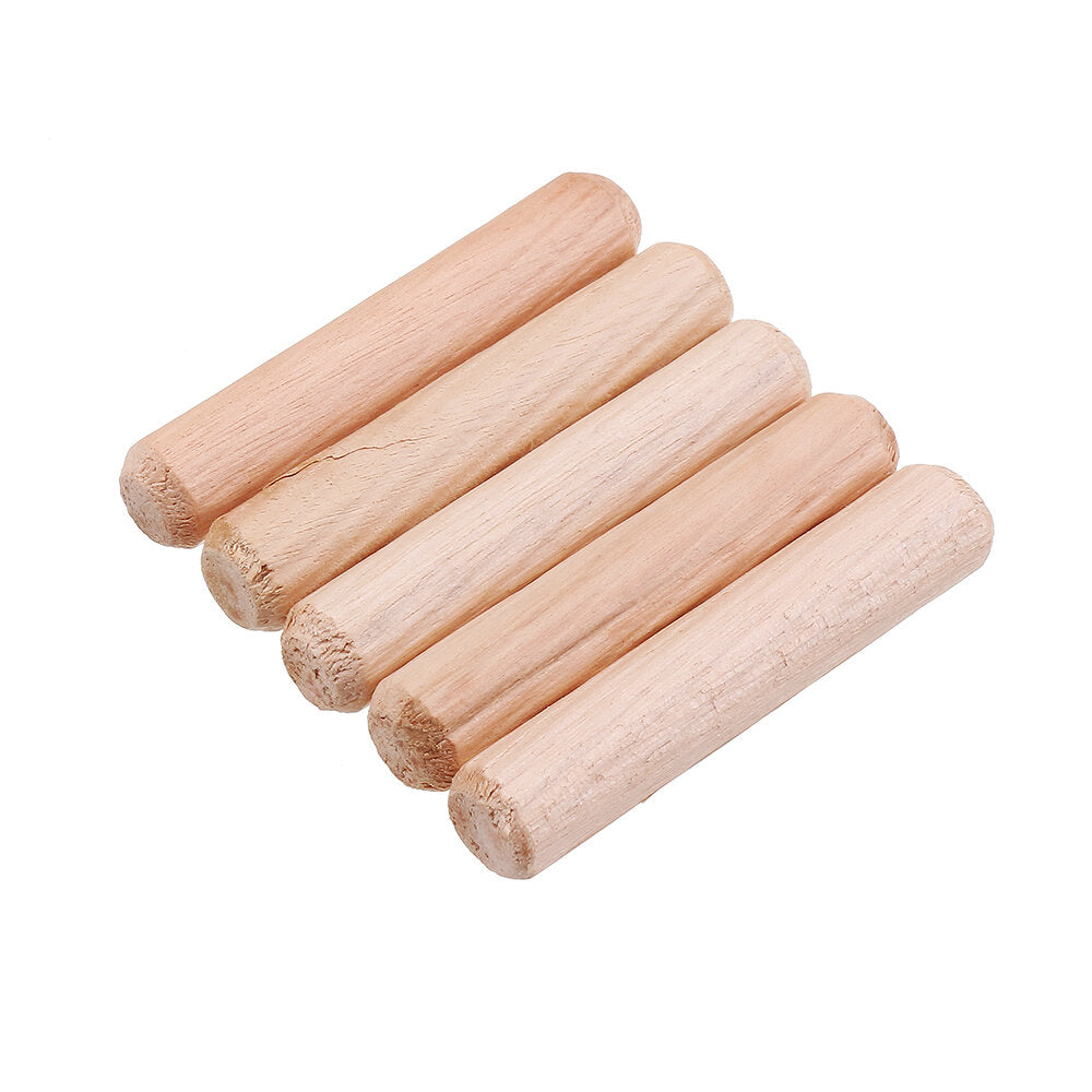 100pcs 6/8/10mm Round Wood Tenon Wooden Dowel for Woodworking