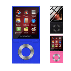 Portable 1.8 Inch TFT Screen 8GB bluetooth MP4 Player HiFi MP3 Music Audio Video Support Pedometer FM Radio E-book