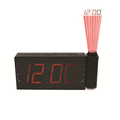 Multi-function Projection Clock FM Radio Alarm Clock LED Digital Display With Snooze Function for Bedroom