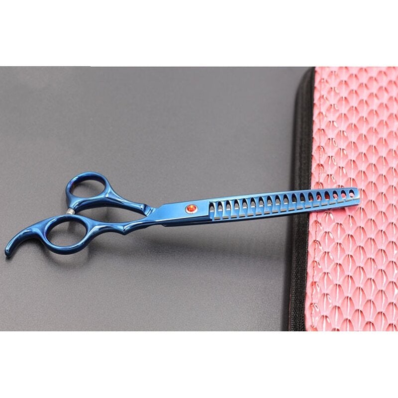 Multicolor Professional Pet Dog Scissors Stainless Steel Thinning Cutting Shears Cats Dogs Grooming Scissors Hair Trimming Tools