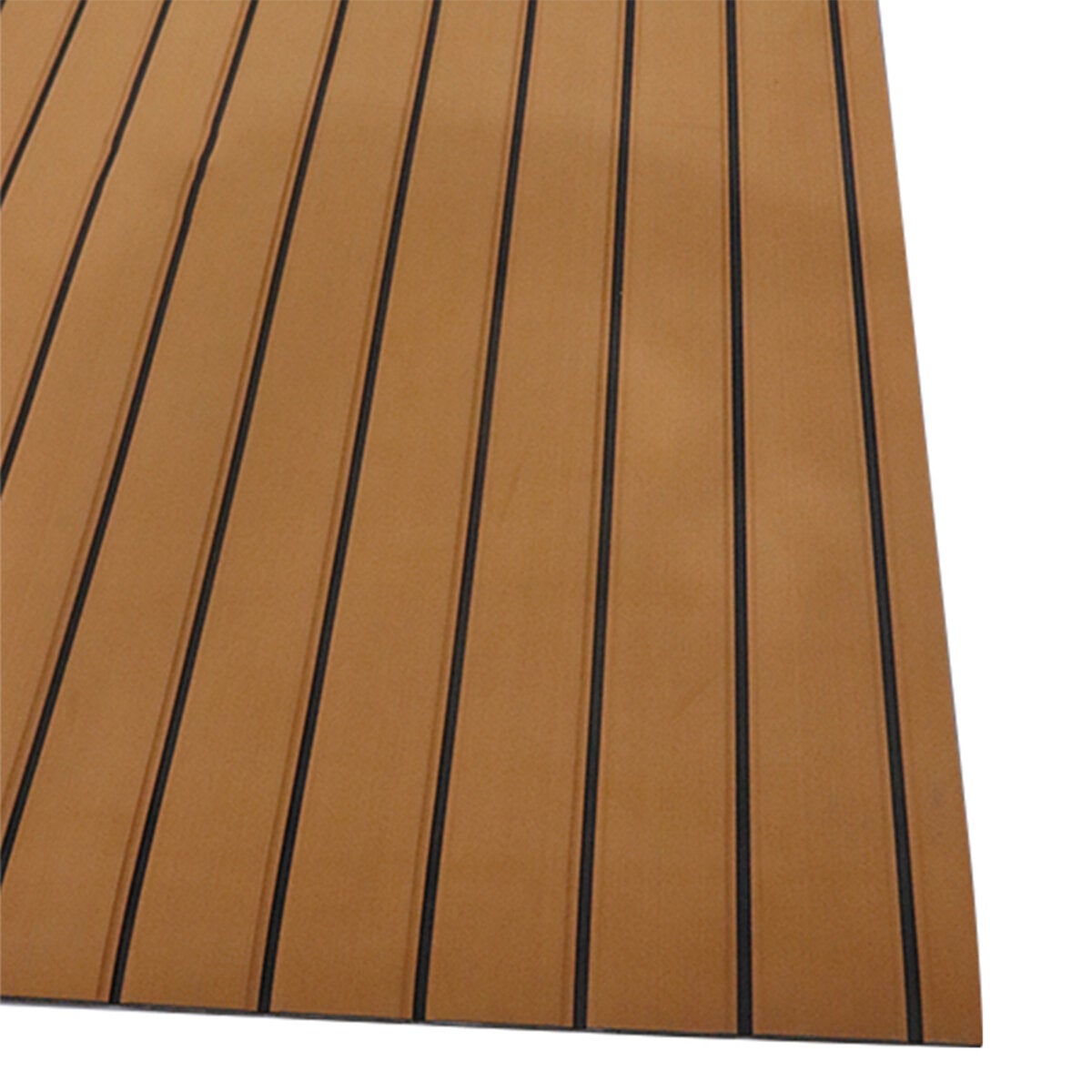 900x2400x6mm Self Adhesive EVA Teak Decking Sheet Marine Flooring Faux Boat Non-slip Mat