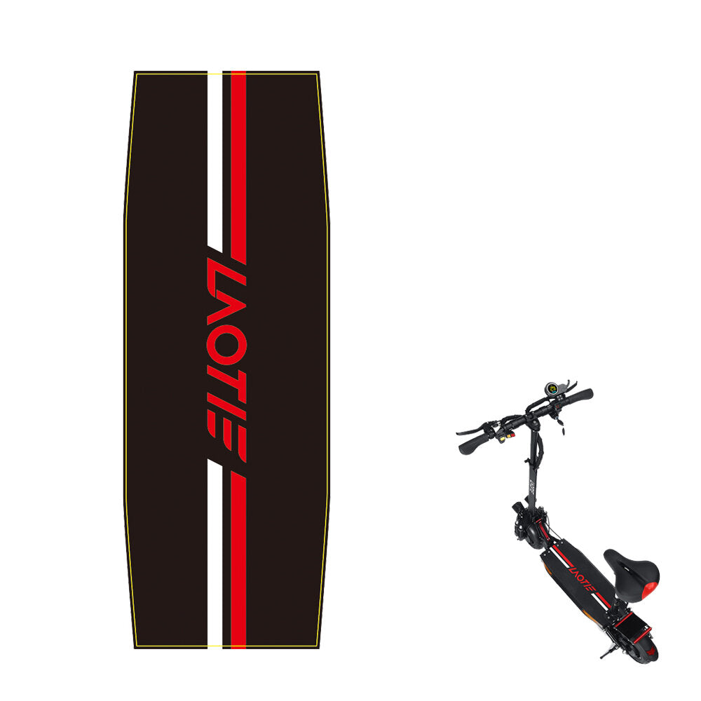 Scooter Pedal Footboard Tape Red Sandpaper Sticker Anti-slip Waterproof Protective Skate Stickers for L6/L6 Pro Scooter