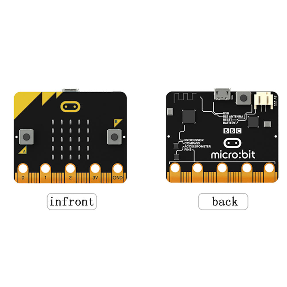 DIY Multi-functional Programmable RC Robot Educational Kit Compatible Micro:bit Python