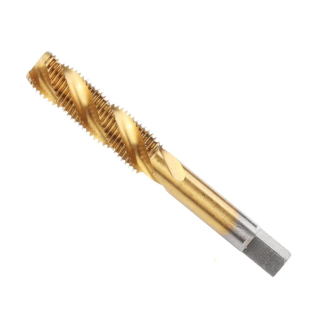 1/2-3/4 Imperial Spiral Flute Hand Tap HSS Titanium Coated Machine Screw Plug Tap Drill