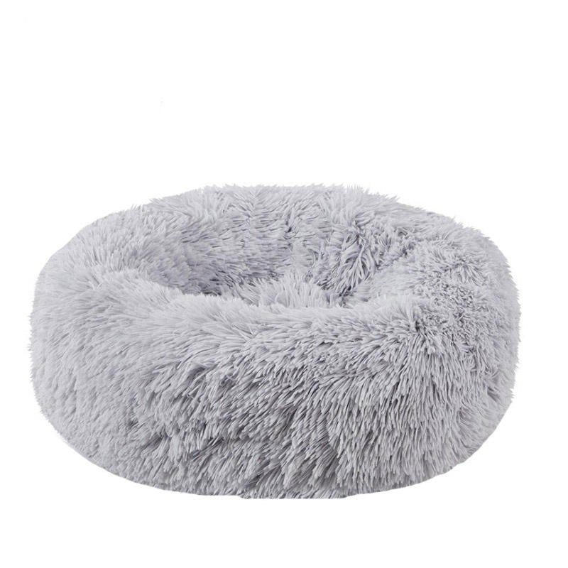 40-100cm Pet Supplies Kennel Round Plush Pet Nest Padded Soft Warm For Cat Bed Mat Pad