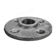 1/2 Inch Cast Iron Steel Tube Pipe Floor Flange Pipe Fitting Wall Mount