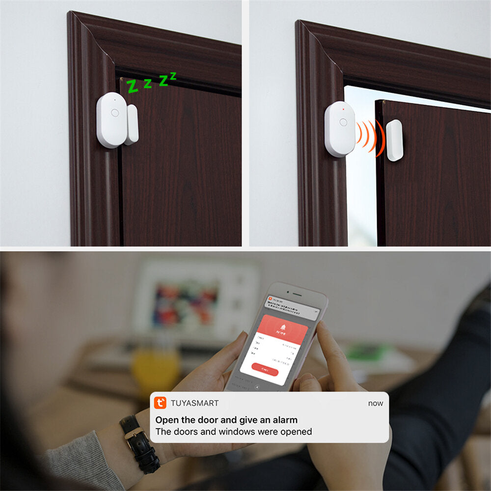 Wifi Door & Window Alarm Sensor For Smart Home Security System