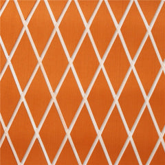 60x190cm Orange and White EVA Foam Marine Teak Sheet Flooring Synthetic Boat Decking Yacht Pad