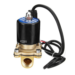 1/2" AC 220V Waterproof Brass Electric Solenoid Valve Music Water Fountain Valve