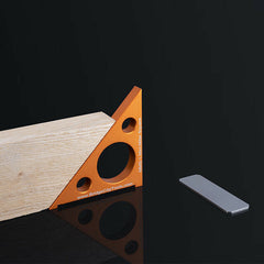 Mini Miter Square Pocket-Sized High Precision 0.03mm Accuracy Aircraft Aluminum Alloy Adjustable Slide Magnetic Base