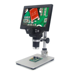 Digital Microscope 12MP 7 Inch Large Color Screen Large Base LCD Display 1-1200X Continuous