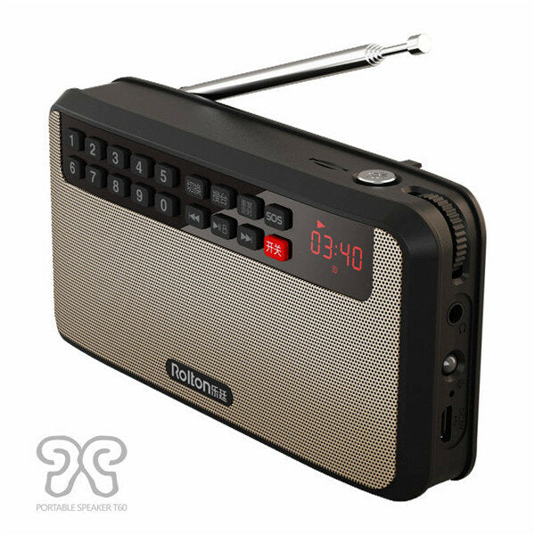 Portable 2.4 inch Digital Display Radio DAB/DAB+ FM Receiver 5.0 Bluetooth Speaker Rechargeable