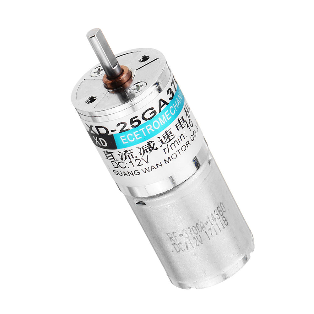 12V 10rpm DC Gear Motor Metal Gear Motor