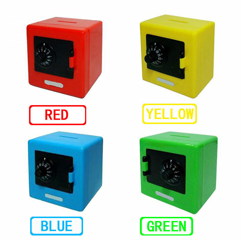 Candy Colors Coin Safe Box Money Piggy Bank Security Password Chewing Cash Box Deposit Machine Gifts for kids