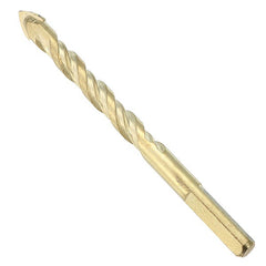 6/8/10mm Yellow Triangle Twist Drill Bit Marble Ceramic Glass Tile