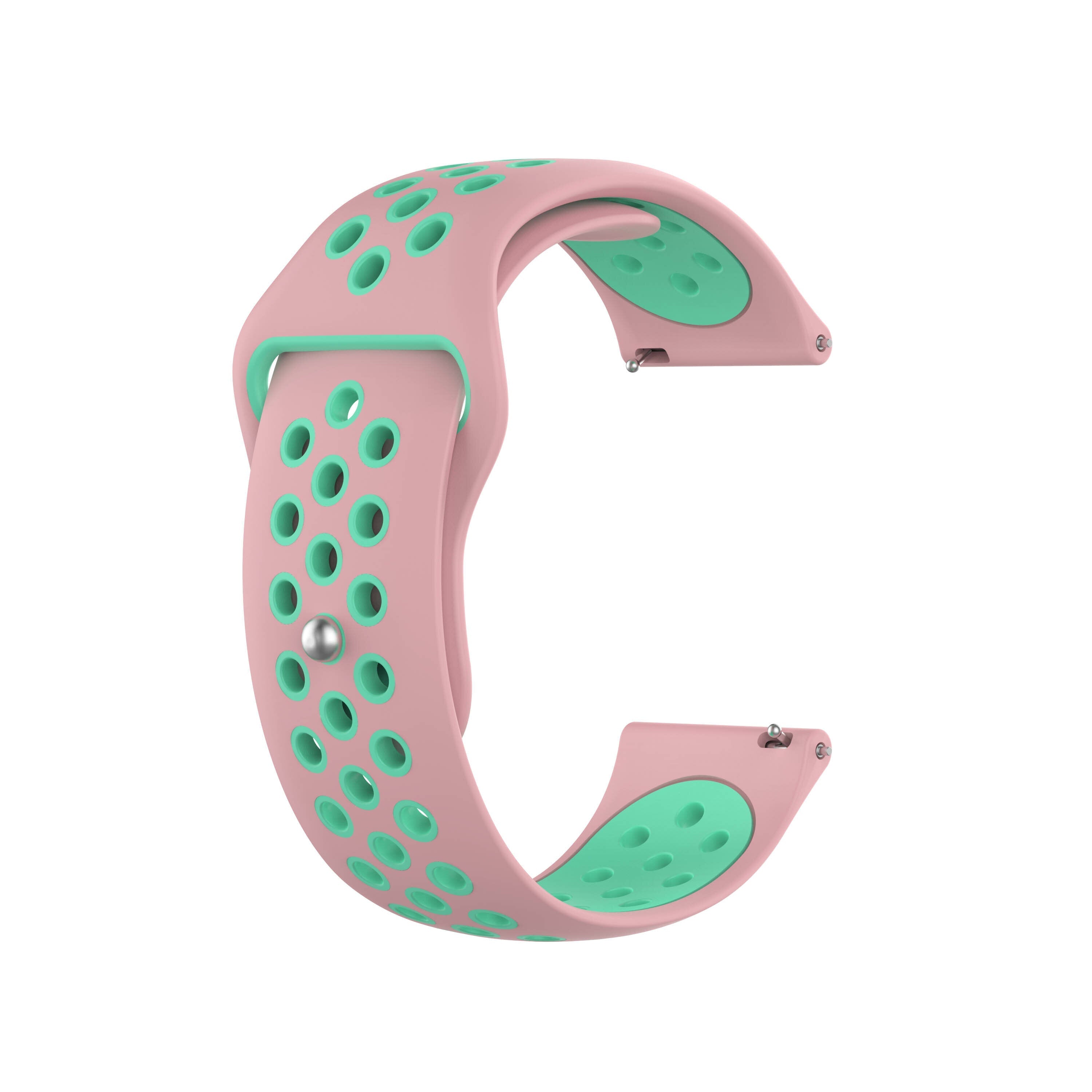 Two-color breathable Silicone Replacement Strap Smart Watch Band For Fitbit Versa 2