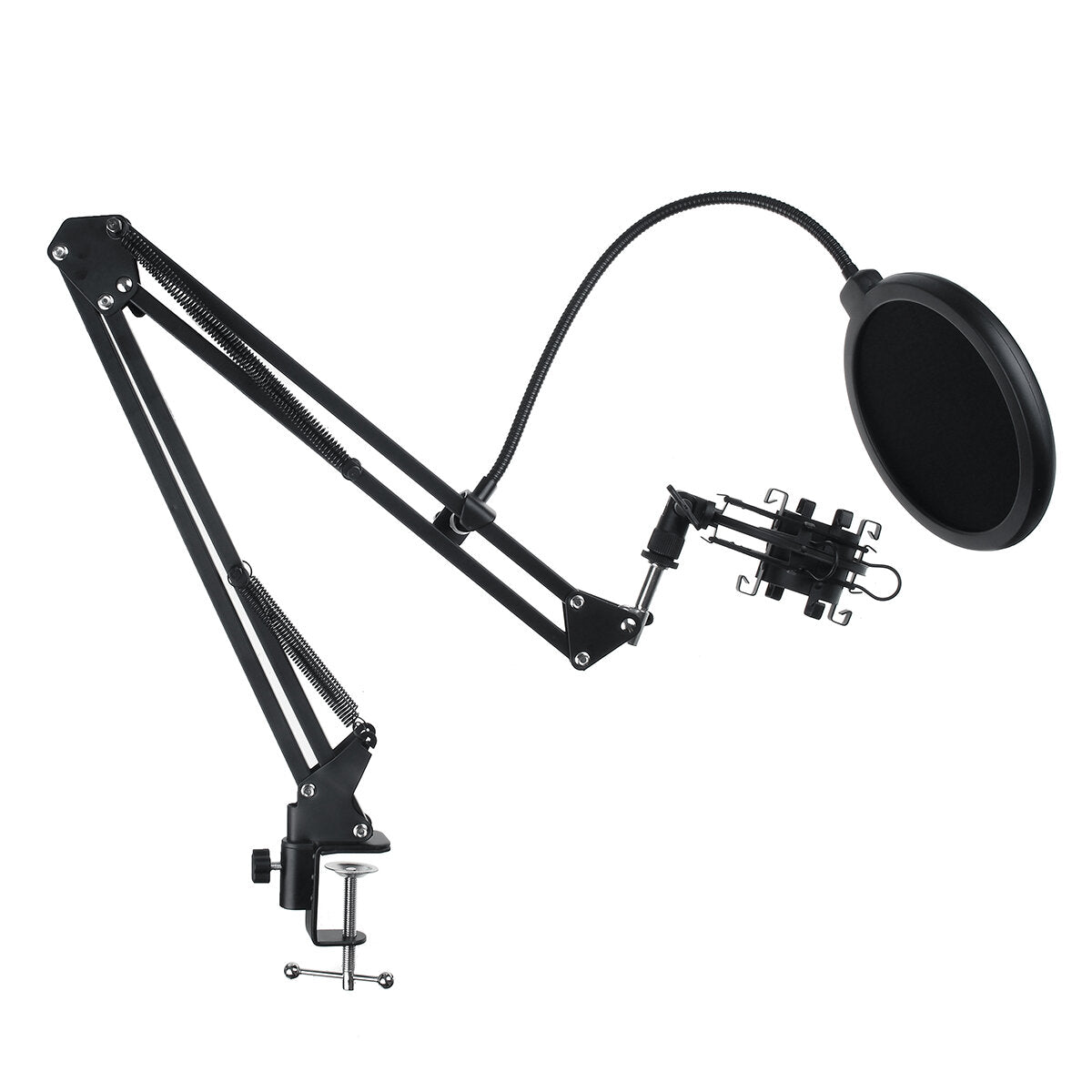 Condenser Microphone Live Studio Vocal Recording Mic Mount Boom Stand Kit