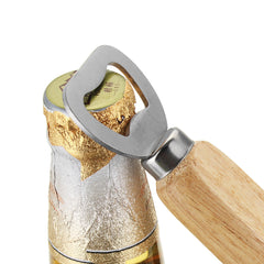 Wooden Handle Bottle Opener Soft Handle Smooth Opening Tool