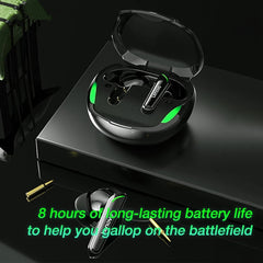 bluetooth 5.1 Headphones TWS Gaming Earphone Low Latency HiFi Stereo Wireless Earbuds Touch Control Headset With Mic