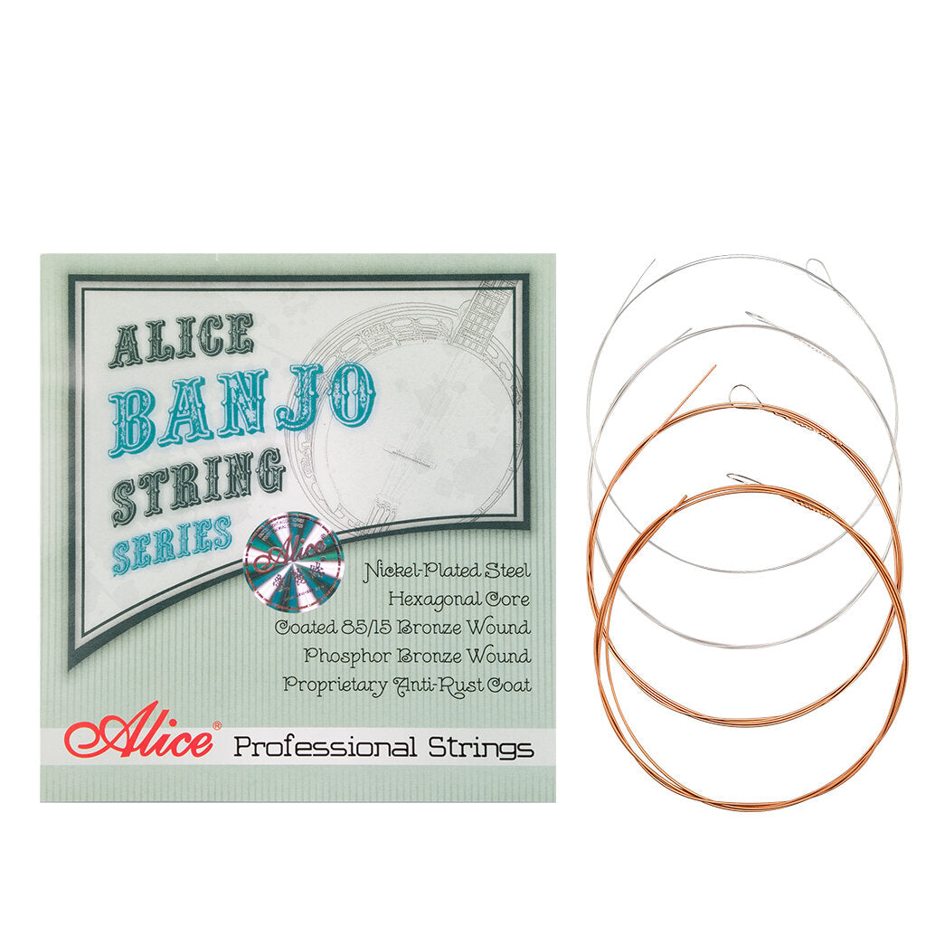 1 Set Banjo String Banjo Strings 009 to 030 inch Plated Steel Coated Nickel Alloy Wound AJ07