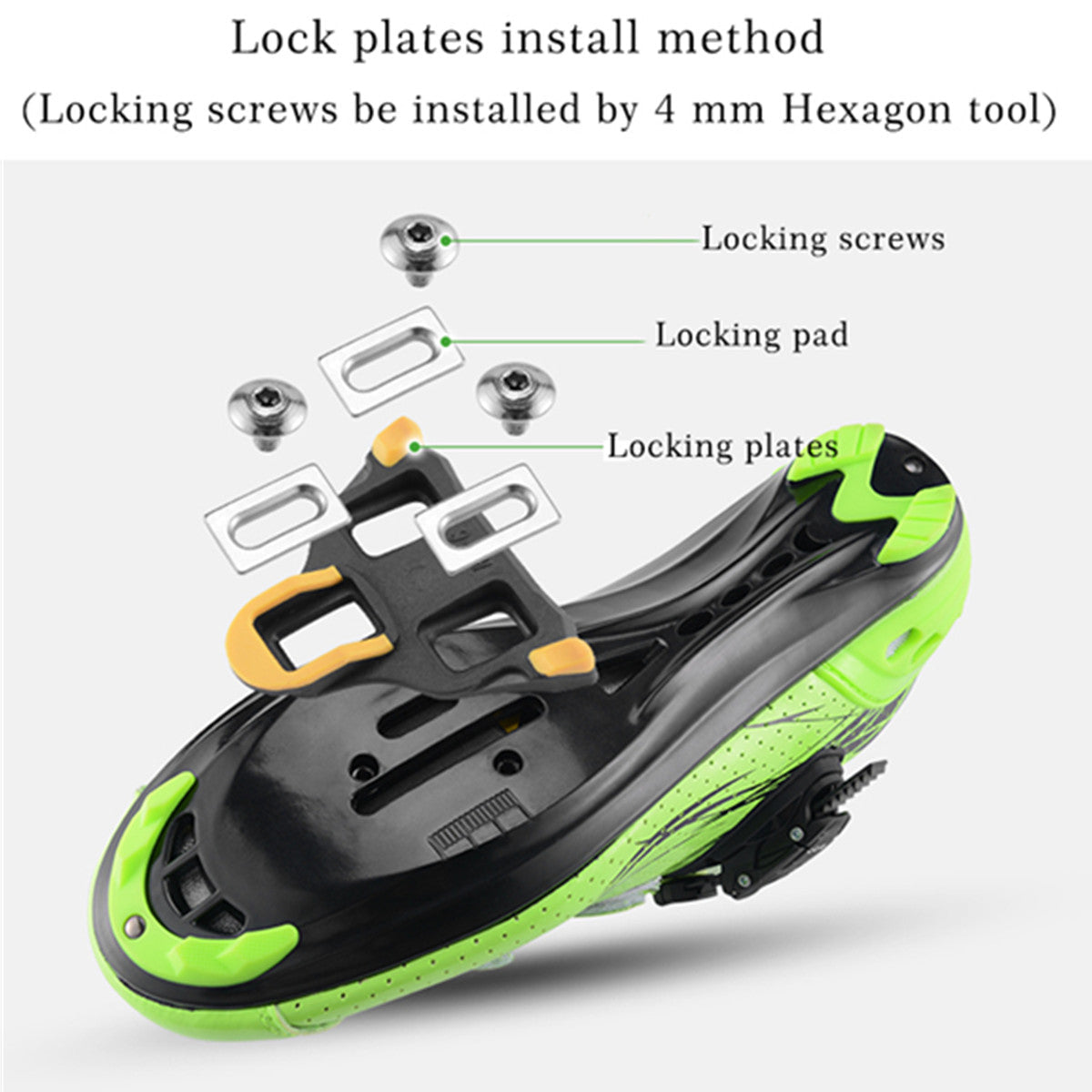 Road Bike Pedals Self-locking Seal Bearings Ultralight MTB Mountain Bicycle Flat Platform Outdoor Cycling