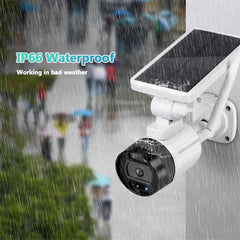 1080P 2MP Solar Wireless Battery Camera WIFI Outdoor Security IP Camera Alexa Cloud IP66 Waterproof CCTV Surveillance