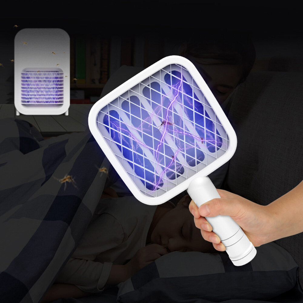 2 In 1 360-400nm 5W Insect Repellent Killer Lamp USB Rechargeable UV LED Mosquito Trap Light Mosquito Dispeller