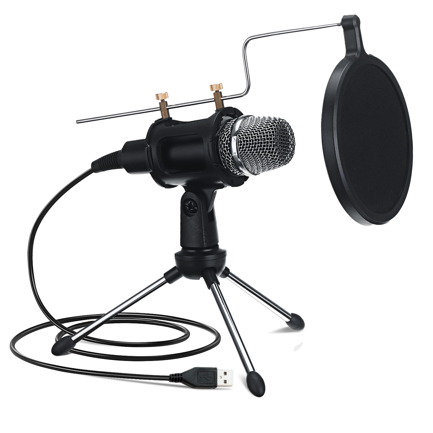 USB Microphone Professional Condenser Microphones For PC Computer Laptop Recording Studio Singing Gaming