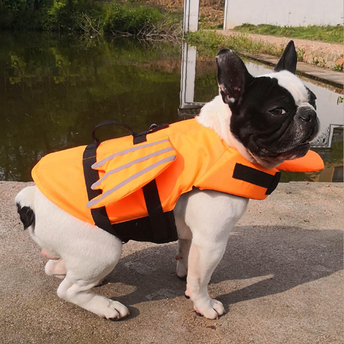 Pet Dog Life Jacket Swimsuit Safety Clothes Life Jacket Dogs Swimwear Dog Swimming Suit Vest