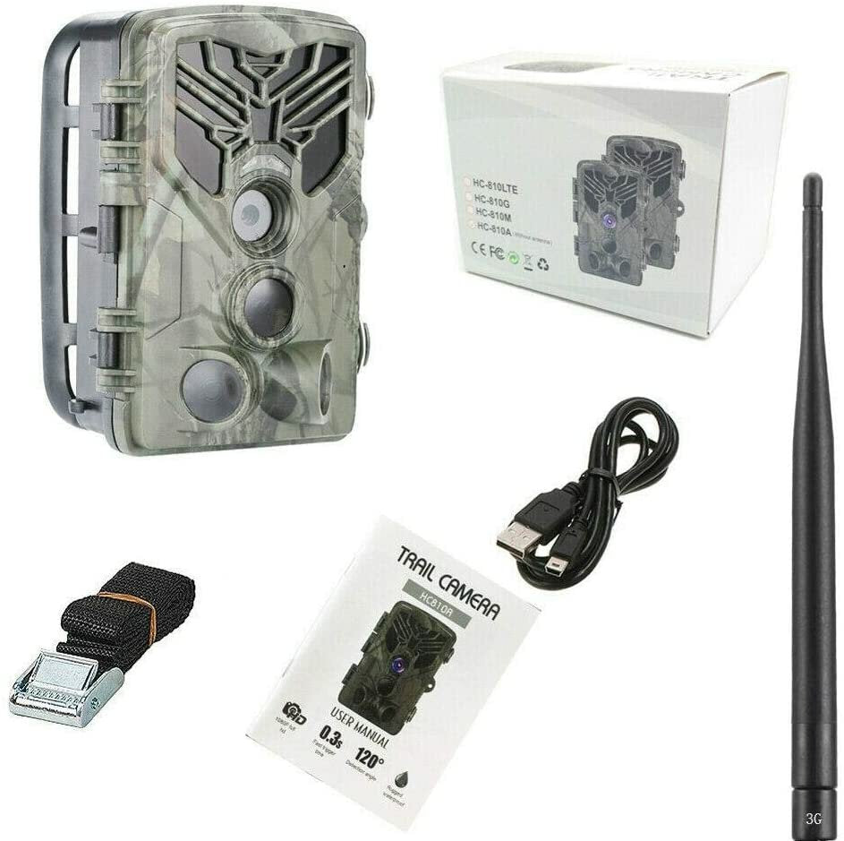 3G MMS SMS Email 20MP HD 1080P 0.3s Trigger 120 Range IR Night Version Wildlife Trail Hunting Camera Trap Camera