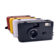 Retro Film Camera Reusable Manual Cameras With Flash Light 35MM